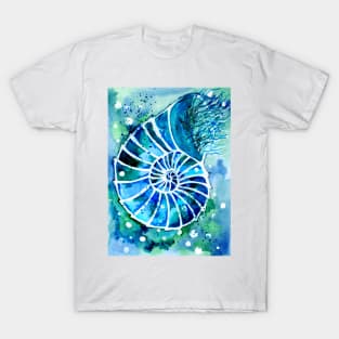 Turquoise Nautilus T-Shirt